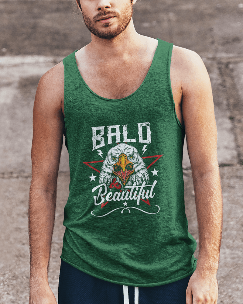 Bald N' Beautiful : Men's Jersey Tank