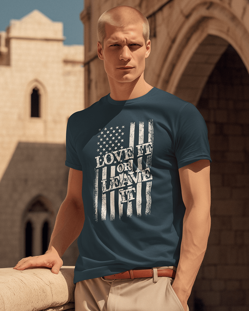 Love It or Leave It : Men's Cotton Crew Tee