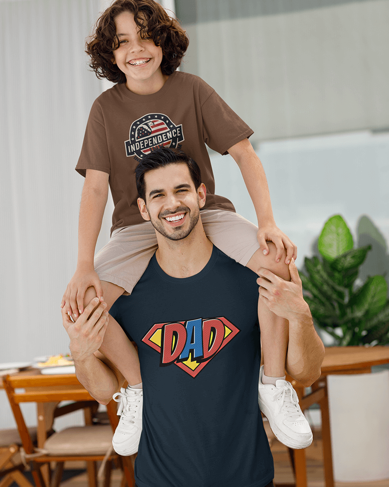 Super Dad : Men's Cotton Crew Tee