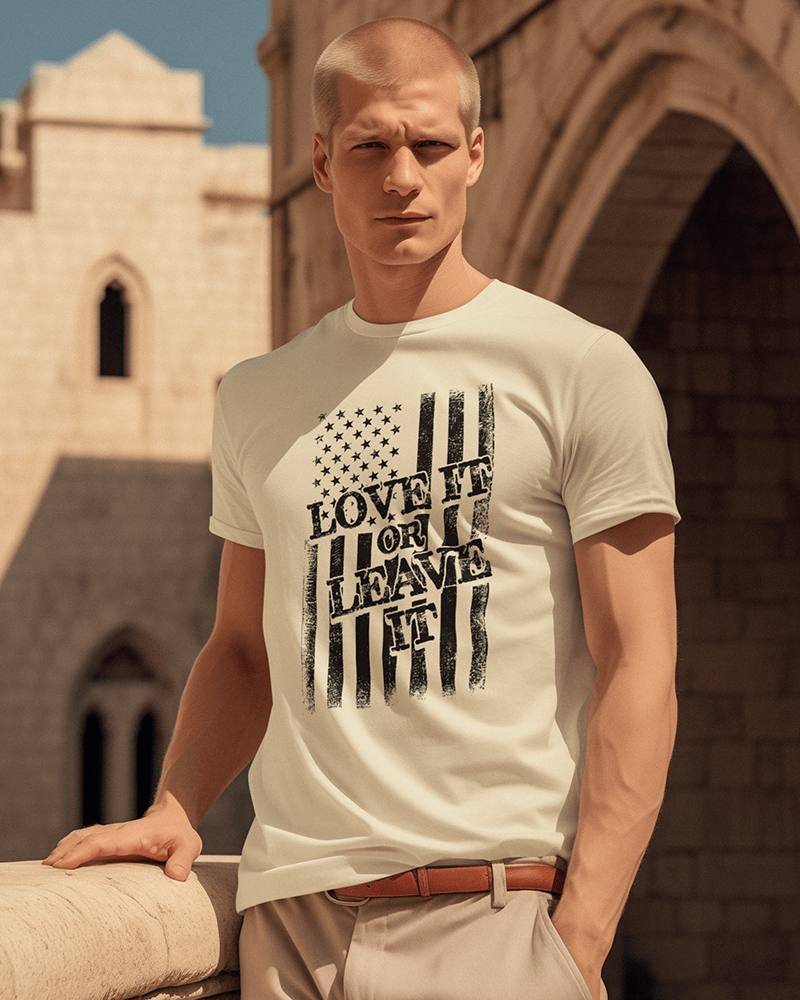 Love It or Leave It : Men's Cotton Crew Tee