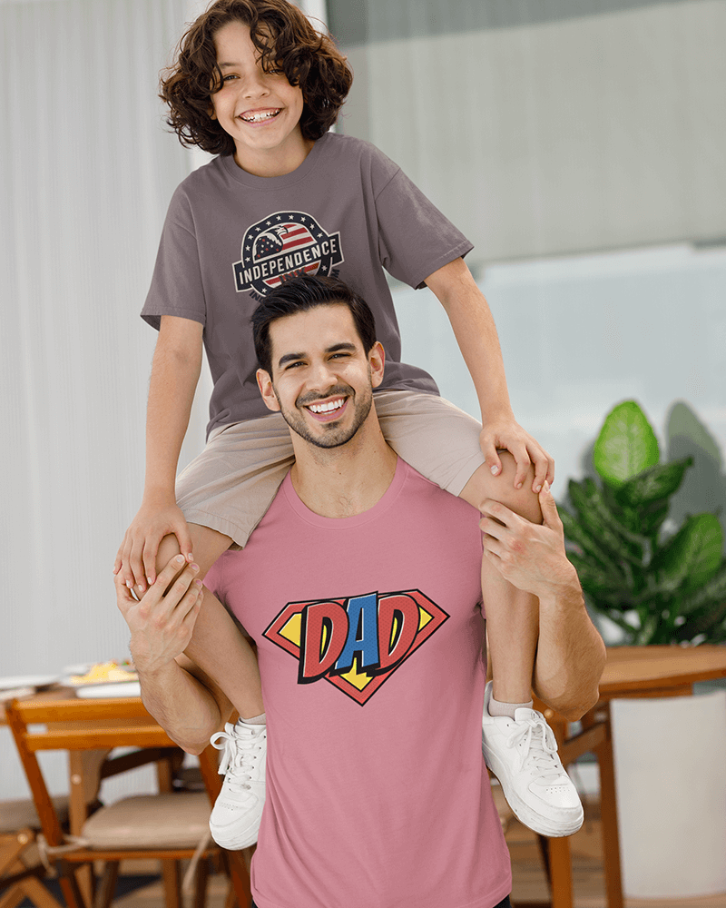 Super Dad : Men's Cotton Crew Tee