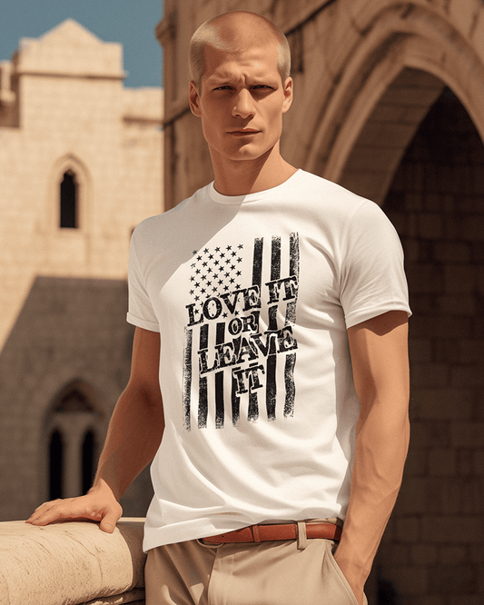 Love It or Leave It : Men's Cotton Crew Tee