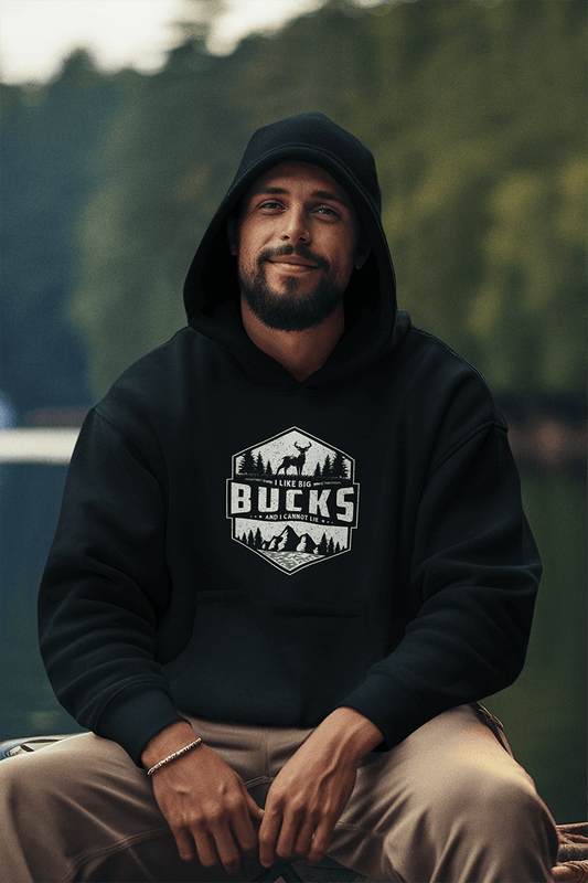 I Like Big Bucks : Men's NUBLEND® Hooded Sweatshirt