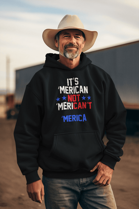 'Merican : Men's NUBLEND® Hooded Sweatshirt