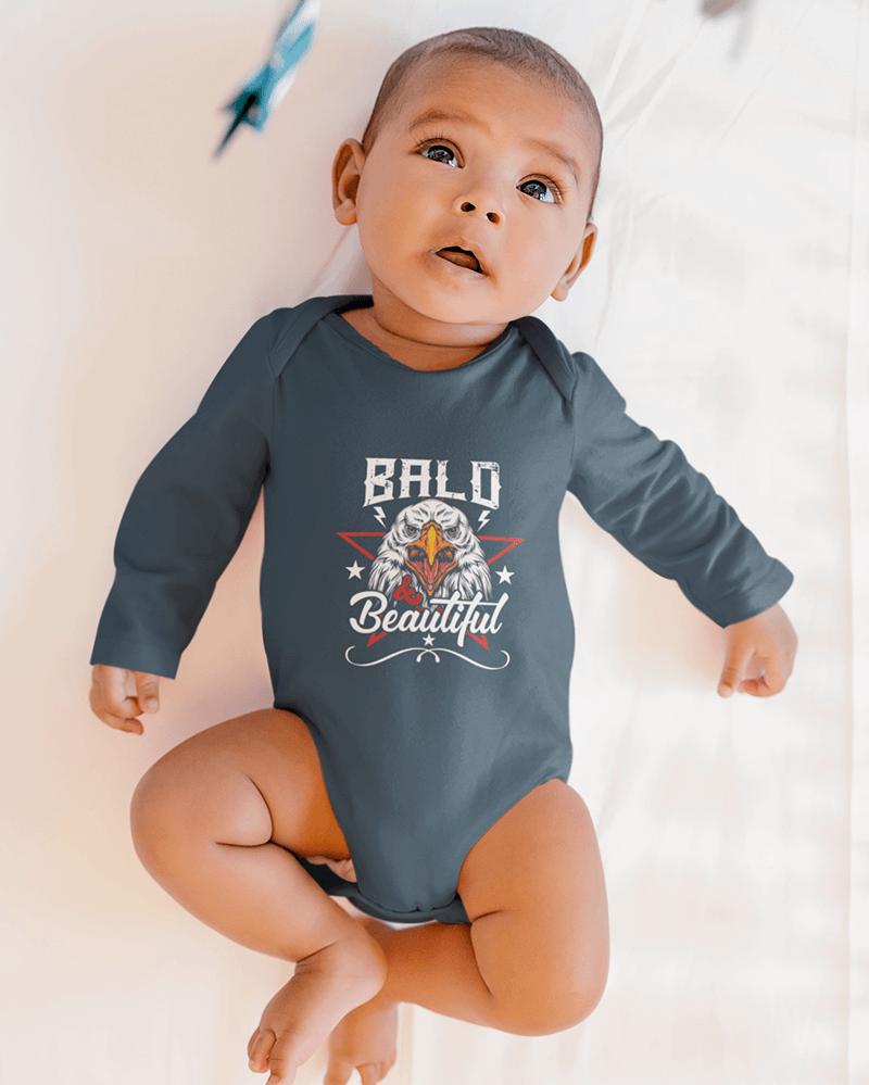 Bald N' Beautiful : Infant Fine Jersey Onesie / Bodysuit