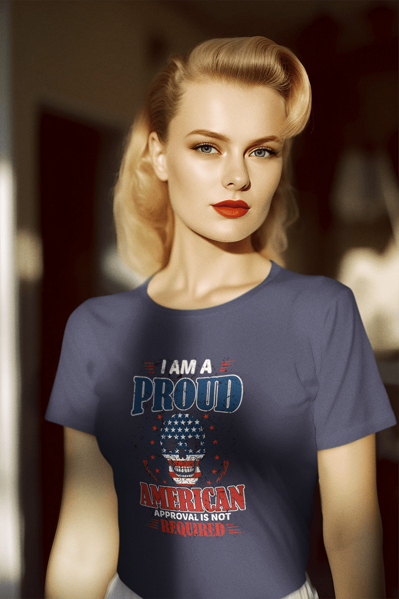 Proud American Approval Not Required : Women's Favorite Tee