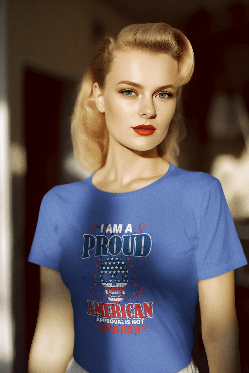 Proud American Approval Not Required : Women's Favorite Tee