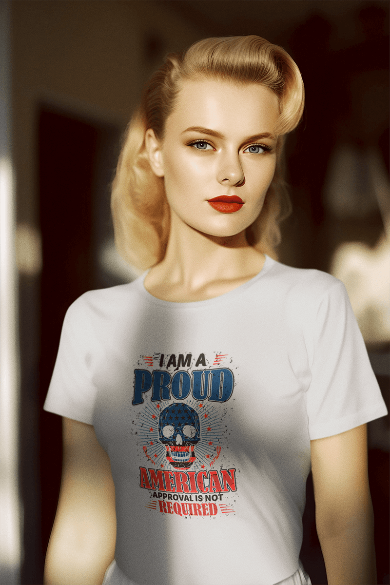 Proud American Approval Not Required : Women's Favorite Tee