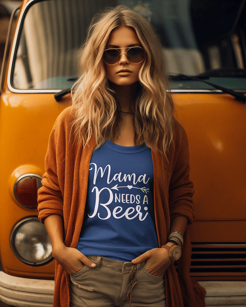 Moma Needs a Beer : Women's Ideal Racerback Tank