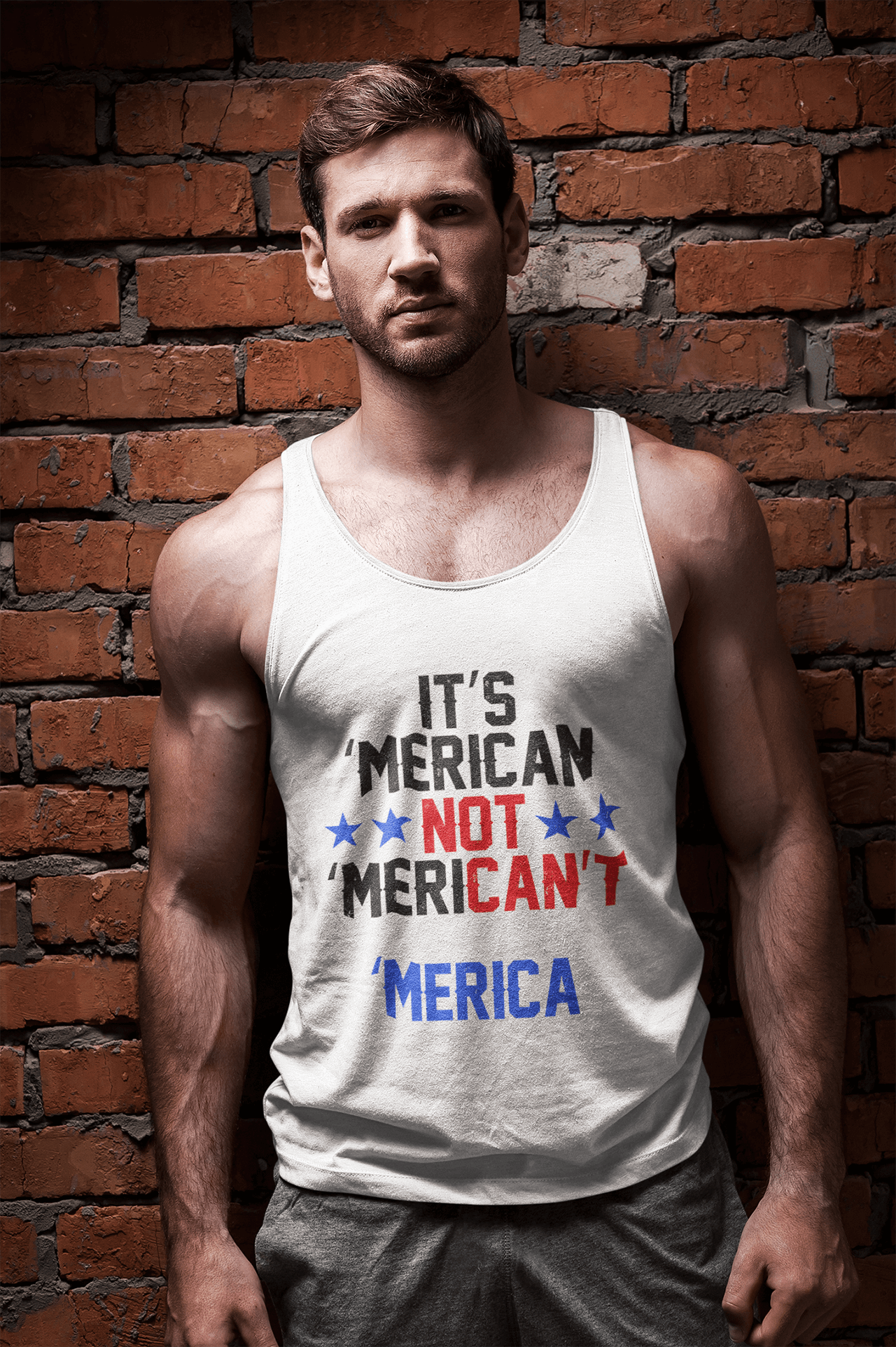 'Merican : Men's Jersey Tank