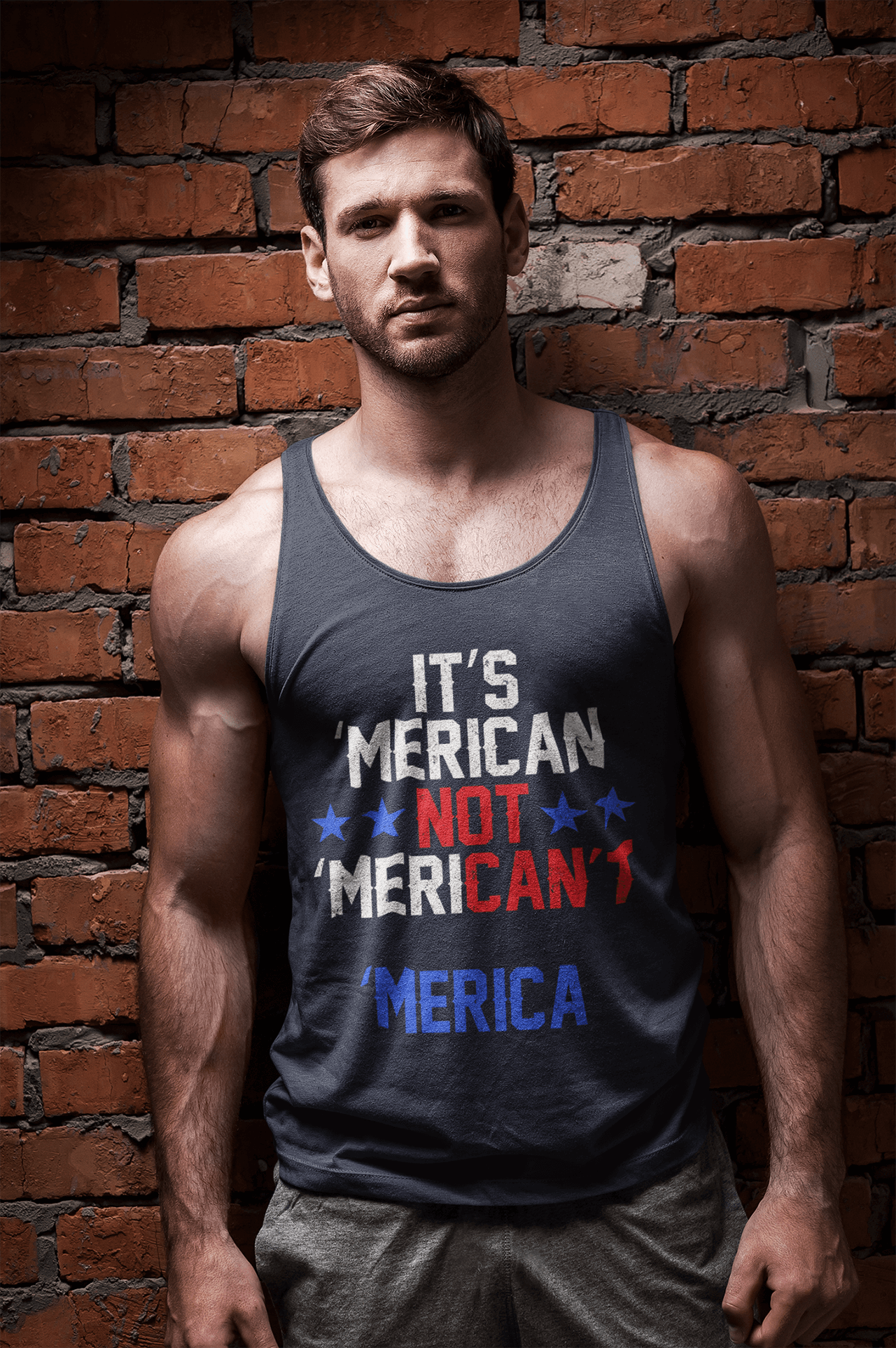 'Merican : Men's Jersey Tank