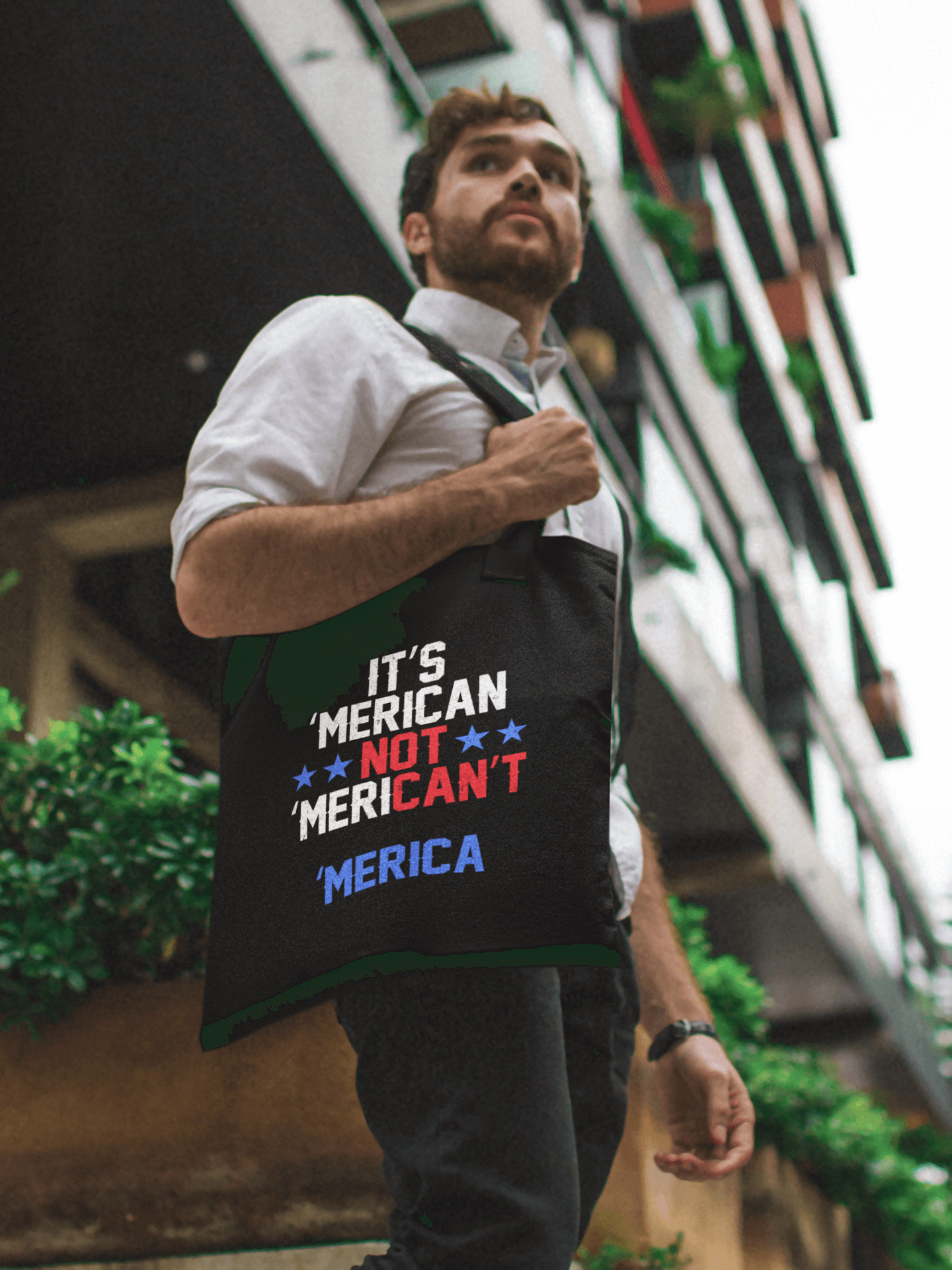 'Merican : Cotton Canvas Tote Bag